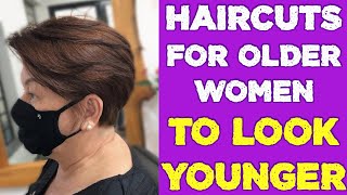 FASHION Haircuts To LOOK YOUNGER Fo OLDER WOMEN 50 [upl. by Austreng34]