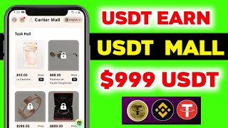 usdt shopping mall  Usdt Shoping Mall  Usdt earnings website  usdt mall app 2024 [upl. by Eolcin]