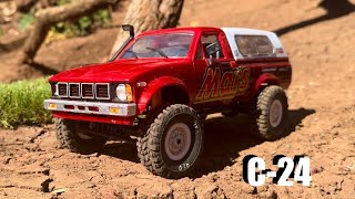 RC Wpl C24 OFF ROAD Dirt Hill Climb 🚗 [upl. by Festatus370]