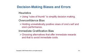 Decision Making styles and Biases Decision making  Management [upl. by Happ]