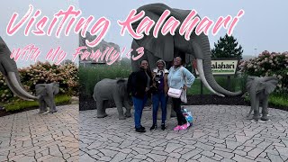 Visiting Kalahari Resort w My Family  Waterpark Vacation  Laneige Moniquee [upl. by Jerusalem124]