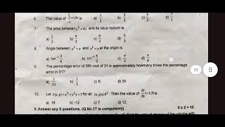 tn12thMaths2ndMidTermExam2022ModelQuestionPaperEnglishMedium [upl. by Eiryk]