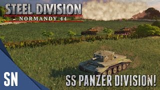 SS Panzer Division  Steel Division Normandy 44 Gameplay 1 [upl. by Kelsi]