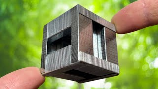 How to make Stapler pin cube [upl. by Mauceri]