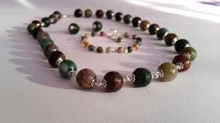 Come montare una collana  tutorial principianti [upl. by Ajin]