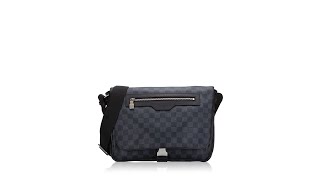 Louis Vuitton Men Damier Cobalt Matchpoint Messenger [upl. by Luana]