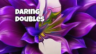 Vibrant Art Mesmerizing Diptych Fluid Painting Technique [upl. by Norra]