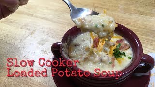 Slow Cooker Loaded Potato Soup  Loaded Potato Soup Recipe  MOLCS Easy Recipes [upl. by Buckley658]