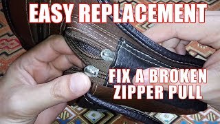 How to Fix a Zipper Pull – Repair a Zipper Without Replacing It in Just 2 Minutes [upl. by Avirt791]