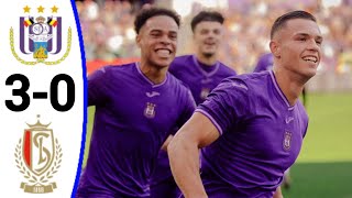 Anderlecht vs Standard 30 All Goals and Extended Highlights [upl. by Ronnoc]