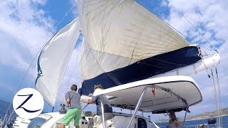 Crossing the Corinth Canal Sailing Zatara Ep 58 [upl. by Placida890]