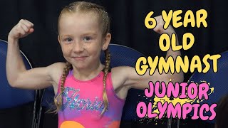 6 Year Old GYMNAST WINS JUNIOR OLYMPICS [upl. by Eilac]