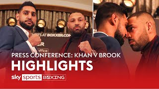 HEATED 😡Amir Khan vs Kell Brook  Press Conference Highlights [upl. by Votaw16]