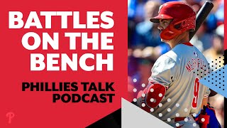 Roster battles and early spring training takeaways  Phillies Talk Podcast [upl. by Narrat210]