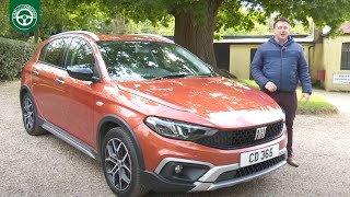 NEW Fiat Tipo Cross 2022  HYBRID 48V ENGINE  FULL REVIEW [upl. by Aisan]