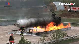 One Seven Compressed Air Foam Fire Test [upl. by Ysied]