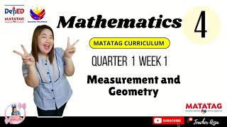 MATATAG Math 4 Quarter 1 Week 1  Measurement and Geometry [upl. by Nimrac792]