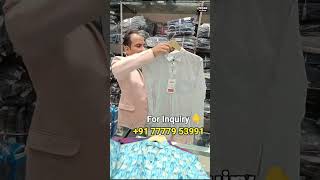 Shirt Wholesale Market Surat  Readymade Garments Business surat shorts jalanmegamart wholesale [upl. by Christie]