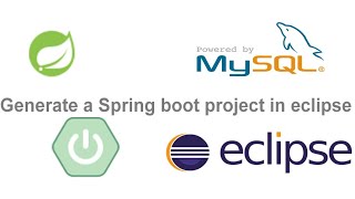 How to generate a spring boot project in eclipse [upl. by Gnas605]