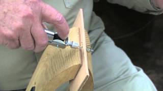 How To Use The Sewing Awl Kit On Leather [upl. by Durnan]