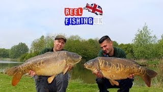 Carp Fishing Cottington Lakes  Day Ticket Diaries  Including a 40lbs plus Mirror carp [upl. by Danyelle]