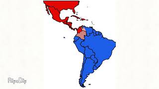 Very Short and unrealisticNorth America vs South America vs Central America [upl. by Rafat]