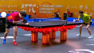 Liang Jingkun vs Huang YanCheng  MT Final  2024 Asian Championship [upl. by Esbensen682]