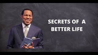 PASTOR CHRIS TEACHING  SECRETS OF A BETTER LIFE  BIBLE STUDY [upl. by Martinson]