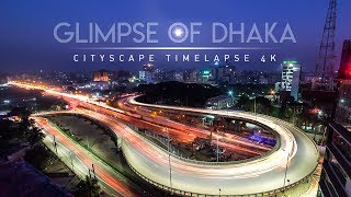 Glimpse of Dhaka  Cityscape Timelapse 4K [upl. by Fabria]