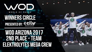 Elektrolytes Mega Crew  2nd Place Team  Winners Circle  World of Dance Arizona 2017  WODAZ17 [upl. by Crowe]