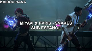 Miyavi amp PVRIS  Snakes Sub español amp Lyrics [upl. by Nosduh]