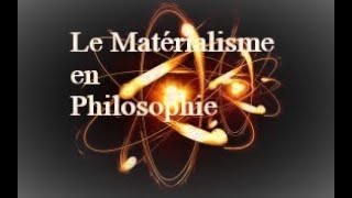 Le Matérialisme en Philosophie Démocrite Épicure Lucrèce Hobbes De lAntiquité à nos Jours [upl. by Ymmit]