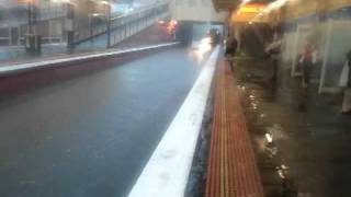 Flooding at South Yarra station Melbourne [upl. by Ttenrag]