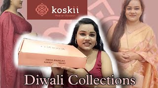 Koskii Saree upto 30 Discount  Diwali Latest Collection  Nemo on Fleek [upl. by Merkle346]