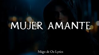 Mägo de Oz  Mujer Amante  Letra [upl. by Akinom643]