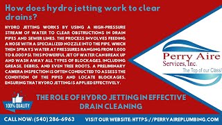 How does hydro jetting work to clear drains [upl. by Ofori959]