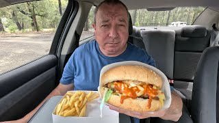 The Mexican Burger From Winmalee Takeaway [upl. by Schlesinger]