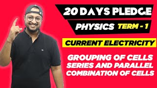 49 Class12 grouping of cells Series and parallel combination of cells Current Electricity [upl. by Fayre]