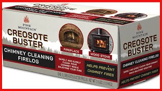 Pine Mountain Creosote Buster Chimney Cleaning Safety Firelog 35Lb Log Brown 1 Count 4152501500 [upl. by Floria]