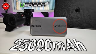 POWER BANK UGREEN 25000mAh 145w perfecta para viajes ✈️ [upl. by Berstine]