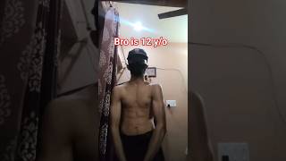 biggest 12 year old bodybuilder bodybuilding fitness everage shorts workout [upl. by Tyra]