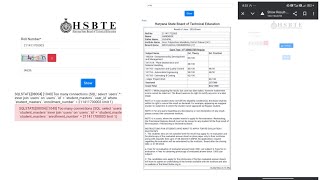 Hsbte result declared ✅  But  loading Result is not 🚭🚫 open hsbte polytechnic diploma [upl. by Anohsal]