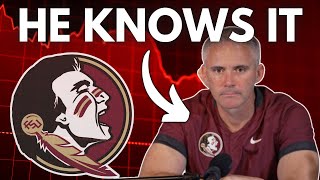 TIME for IMMEDIATE CHANGE at FSU Football  Mike Norvell  DJU [upl. by Noremmac]