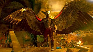 All Hawkman Scenes 4K ULTRA HD  Black Adam Scenepack [upl. by Jesse]