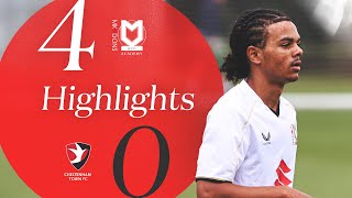 HIGHLIGHTS MK Dons Academy 40 Cheltenham Town [upl. by Anua]