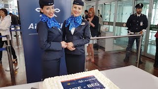 Air Serbia launches Venice flights [upl. by Anetsirk]