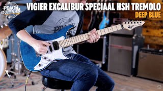 No TalkingJust Tones  Vigier Excalibur Speciaal HSH Tremolo  Deep Blue Maple [upl. by Yme]