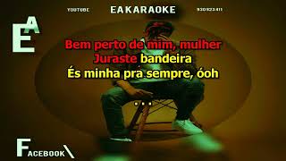 Leo Príncipe  Juraste Bandeira Karaoke EA [upl. by Aynekat]