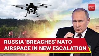 Big Escalation As Russian Aircraft Projectiles Breach NATO Airspace We Must Act  Watch [upl. by Alodie]