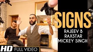 SIGNS  Raxstar  Mickey Singh  Music by Rajeev B  Official Video  E3UK Records [upl. by Rap]